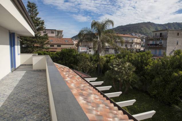 Balcony with a view of the Nebrodi Mountains